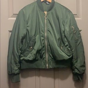 Divided bomber jacket